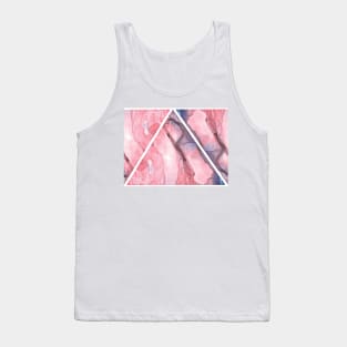 Pink wash triangle pattern Tank Top